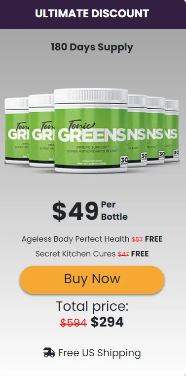 tonic greens pricing 6 bottle